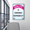 Quality Is Everyone Responsibility Quality Safety Posters| Protector FireSafety