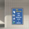 Keep Your Workplace Clean House Keeping Posters| Protector FireSafety