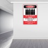 Keep All Cylinder Chained Fire Safety Posters| Protector FireSafety