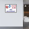 Our Aim Is No Accident Quality Safety Posters| Protector FireSafety