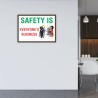 Safety Is Everyone's Business Safety Slogan Posters| Protector FireSafety