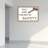 You Are The Key To Safety, Safety Slogan Posters| Protector FireSafety