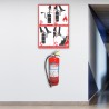 How To Operate Fire Extinguisher Safety Posters| Protector FireSafety