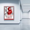 Work Efficiently Quality Safety Poster| Protector FireSafety