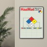 HazMat Warning Label Chemical Safety Poster| Protector FireSafety