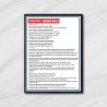 Worker Rules General Safety Poster| Protector FireSafety