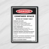 Confined Space Safety Posters| Protector FireSafety