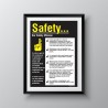 Safety Only For Mission, General Instruction Safety Posters| Protector FireSafety