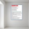 Work Rules In English &Hindi, Work Safety Posters| Protector FireSafety