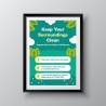 Keep Your Surrounding Clean, Environmental Safety Posters| Protector FireSafety