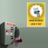 When In Doubt Lock Out Lockout Tagout Safety Posters| Protector FireSafety
