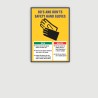 Do's And Don'ts Of Wear Gloves Safety Posters| Protector FireSafety
