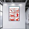 CPR For Adults First Aid Safety Posters| Protector FireSafety