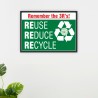 Reuse, Reduce & Recycle House Keeping Poster| Protector FireSafety