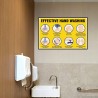 Effective Hand Wash, Hand Wash Safety Poster| Protector FireSafety