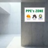 PPE's Zone Personal Safety Poster| Protector FireSafety