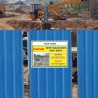 Caution Deep Excavation Site Safety Poster| Protector FireSafety