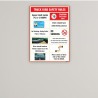 Truck Yard Safety Rules Site Safety Poster| Protector FireSafety