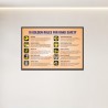 10 Golden Rules Of Road Safety Poster| Protector FireSafety