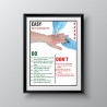 Do's And Don'ts Of Burn First Aid Safety Posters| Protector FireSafety