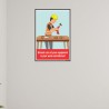 Work Commitment Safety Slogan Poster| Protector FireSafety