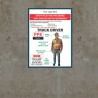 Truck Driver Rules Safety Posters| Protector FireSafety