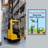 When You Work At Height Always Keep Safety Rules Tight Safety Posters| Protector FireSafety