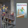 Work At Height Is Not A Circus, Always Use Fall Protection, Fall Safety Posters| Protector FireSafety