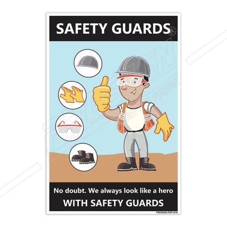 Safety Guard PPE Safety Posters| Protector FireSafety