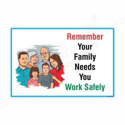 Work Safely Safety Slogan Posters| Protector FireSafety