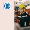 Wear Ear Plug Mandatory Sign| Protector FireSafety