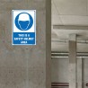 This Is A Safety Helmet Area Mandatory Sign| Protector FireSafety