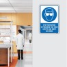 Eye Protection Must Be Worn Mandatory Sign| Protector FireSafety