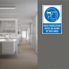 Face Protection Must Be Worn Mandatory Sign| Protector FireSafety