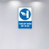 Turn Off When Not In Use Mandatory Sign| Protector FireSafety