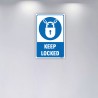 Keep Locked Mandatory Sign| Protector FireSafety