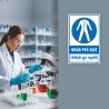 Wear PVC Suit English & Hindi Mandatory Sign| Protector FireSafety