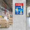 3 Causes Of Accident Safety Slogan Poster| Protector FireSafety