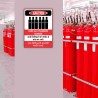 Keep All Cylinder Chained Fire Safety Posters| Protector FireSafety