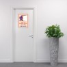 No Entry Without Permission Safety Slogan Poster| Protector FireSafety