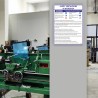 Precaution In Workshop Machine Safety Poster| Protector FireSafety