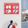 P.A.S.S. System English & Hindi, Fire Safety Posters| Protector FireSafety
