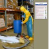 Spill Kit Instruction Hindi And English Chemical Safety Posters| Protector FireSafety