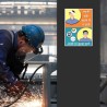 Wear Safety Goggles, Safety Slogan Posters| Protector FireSafety