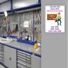 Please Keep Spare Part At Place In Gujrati Safety Posters| Protector FireSafety