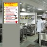Kitchen Safety Instruction In English And Hindi, Food Safety Posters| Protector FireSafety