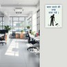 Clean Work Area Hindi Good House Keeping Posters| Protector FireSafety