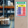 Warehouse Safety Instruction Posters| Protector FireSafety
