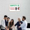 Safety Is Everyone's Business Safety Slogan Posters| Protector FireSafety