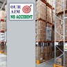 Our Aim No Accident Safety Slogan Poster| Protector FireSafety